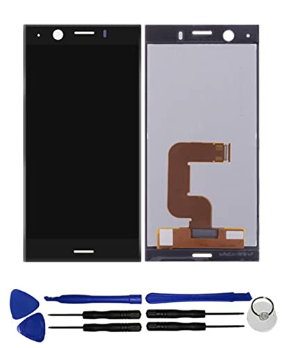 OYOG Xperia XZ1 Compact SO-02K G8441 LCD 画面修理交換用 タッチパネル 液晶パネル ガラス スクリーン修理パーツ デジタイザ 修理工具セット付き(黒)