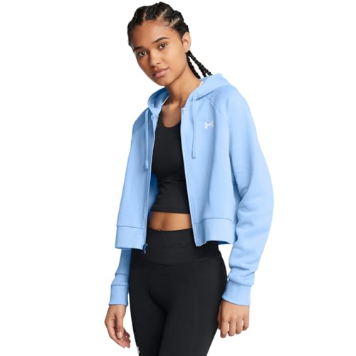 Under Armour Women's Rival Fleece Cropped Full Zip