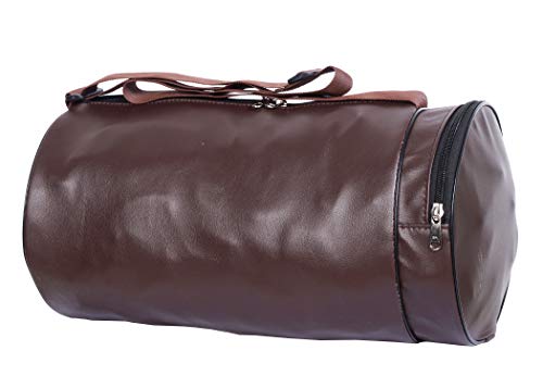 Men’s Gym Duffle – Leather Look Sports Travel Bag with Shoulder Strap | Stylish & Lightweight Workout Holdall
