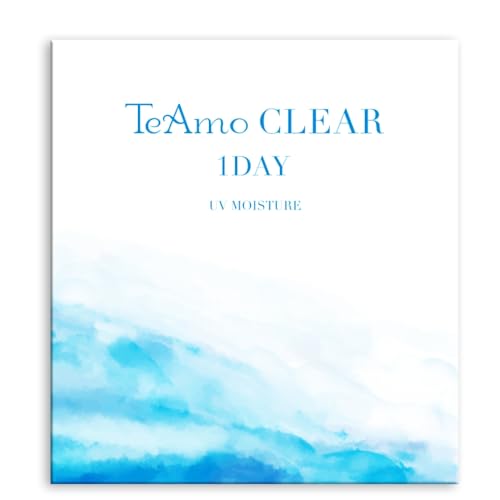 TeAmo 1DAY CLEAR 低含水 【30枚×4箱】 1日使い捨て コンタクト 【BC】 8.6 【PWR】 -10.00の商品画像（Amazon）