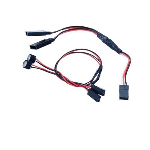Phares projecteurs RC ronds pour pare-chocs avant 1/18