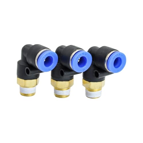 Conectores rápidos neumáticos de 6 mm con rosca de 1/8 para optimizar aire comprimido 3