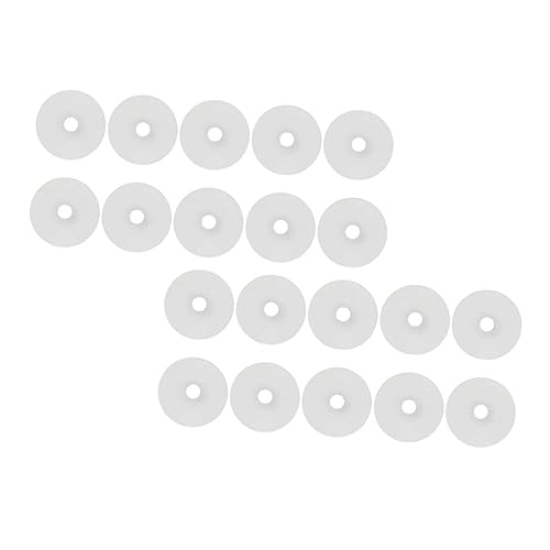 Vaguelly 30Pcs Air Nozzle Core Gasket Stickers for Mountain Bike Durable Transparent Adhesive Tube Tire Valve Accessories Lightweight and Easy to Use Replacement Stickers