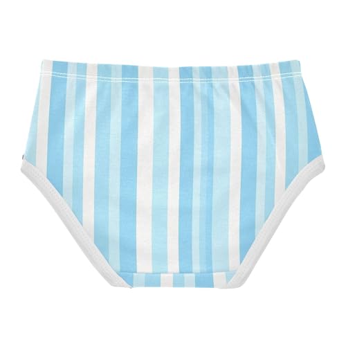 Blue White Stripe Toddler Girls's Underwear 2T 23009112
