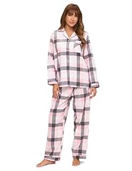 Grey Pink White Plaid