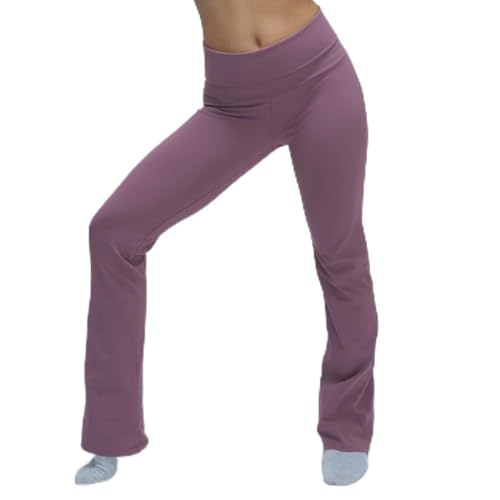 Image of Terractive Cuddle Flares for Women | TerraSoft Ultra Soft, Super Stretchy & Sweat-Wicking Flare Pants | High-Waist Tummy Tuck Workout & Lounge Pants