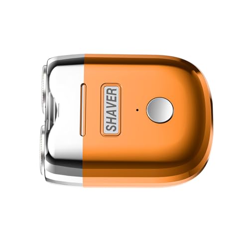 Afeitadora eléctrica para hombre con doble cabezal, dispositivo de afeitado ligero, herramienta de aseo de tamaño de bolsillo para estudiantes y viajeros