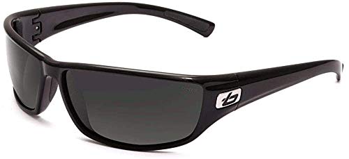 Bolle Python 11328 Shiny Black Polarized TNS Lens Sunglasses