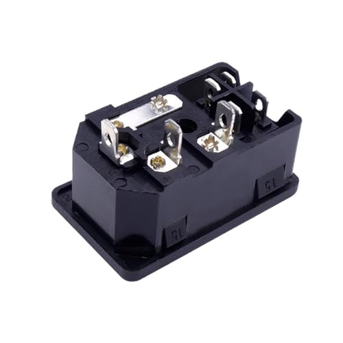 Interruptor fusible en zócalo de corriente de 2 pines para proteger PC 5