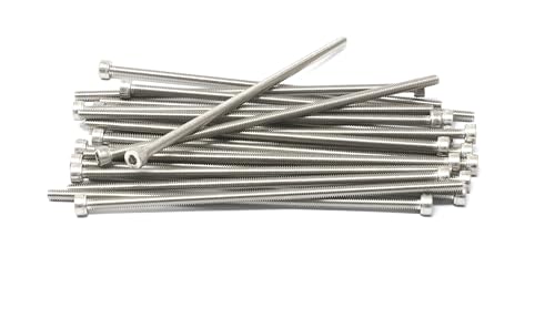 Image of iexcell 25 Pcs M4 x 120mm Thread Pitch 0.7 mm Stainless Steel 304 Hex Socket Head Cap Screws Bolts Kit