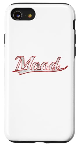 Mood. Trendy Slang Minimalist Aesthetic Vintage Varsity �X�}�z�P�[�X iPhone SE (2020) / 7 / 8 �p