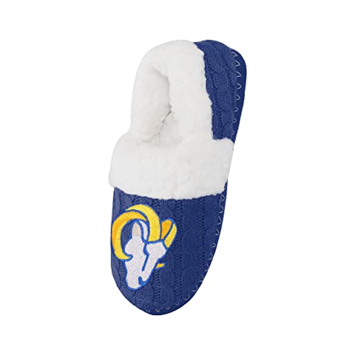 Image of FOCO Womens NFL Team Color Moccasin Slippers | Casual Slippers