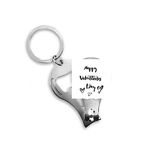 Coupe-ongles de pieds Saint-Valentin accessoire pédicure motif cœur en acier