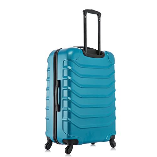 Image of InUSA ENDURANCE Luggage with Spinner Wheels | Spacious Durable Lightweight Hardshell Suitcase, Travel Sets with Handle and Trolley | (20in, 24in, 28in) 3 Piece Luggage Set | Teal