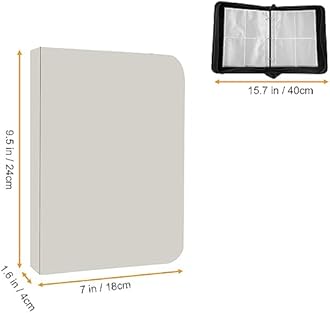 Leatherette 4 Pocket Trading Card Binder Album Holder Pages Folder Protector for NBA Basketball Trading Cards Sports TCG - Top loading 3 Ring Zip Card Binder Album Basketball Cards