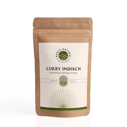 Currypulver Gewürzmischung | indisches Curry | Madras Curry | North Natural | Kurkuma Koriander Bockshornklee Senf 100% Natürlich Glutenfrei