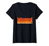 Photo Gallery donna lakewood, ohio retro anni 80 maglietta con collo a v Photo Gallery donna lakewood, ohio retro anni 80 maglietta con collo a v