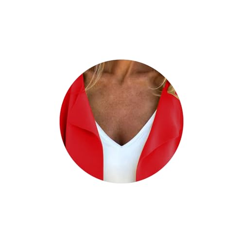 Women's Cardigan 3/4 Sleeve Cropped Jacket Lapel Faux Suede Jacket Coats Loose Open Front Cardigans Fall Outerwear3