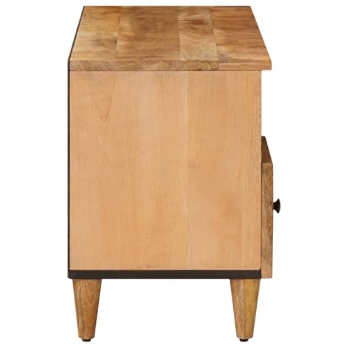 Meuble TV en bois de manguier massif au style moderne et chic