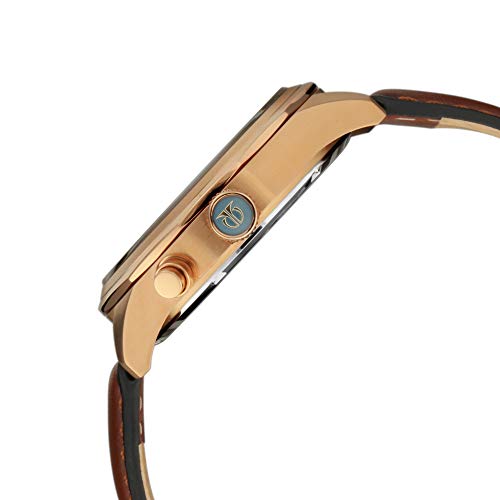 Titan Regalia Maritime Green Dial Quartz Multifunction Leather Strap watch for Men-NS1829QL01 - Image 4