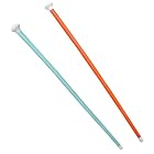 Dumber Cane Blue and Orange Canes Hollow Plastic Tuxedo Parade Walking Sticks Costume Set of 2, Blue Orange, 44 Inches