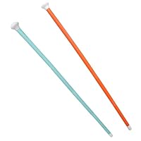 Dumber Cane Blue and Orange Canes Hollow Plastic Tuxedo Parade Walking Sticks Costume Set of 2, Blue Orange, 44 Inches