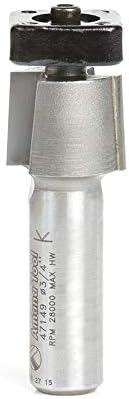 Amana Tool - 47149 Carbide Tipped Laminate Trimmer with Euro Square Bearing 3/4 Dia x 5/8