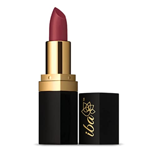 Iba Long Stay Matte Lipstick for Women- M21 Urban Red, 4g | Creamy Matte Finish & Smooth Texture | Long-Lasting | Hydrated Lips | Enriched with Vitamin E | Intense Colour & Highly Pigmented | Lip Makeup