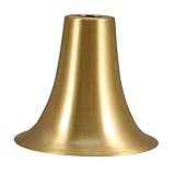 Esthétique : la conception en forme de trompette du support est à la fois unique et à la mode, fournissant un élément décoratif qui améliore n'importe quelle configuration d'éclairage, cache-douille d'ampoule, douilles de lampes suspendues