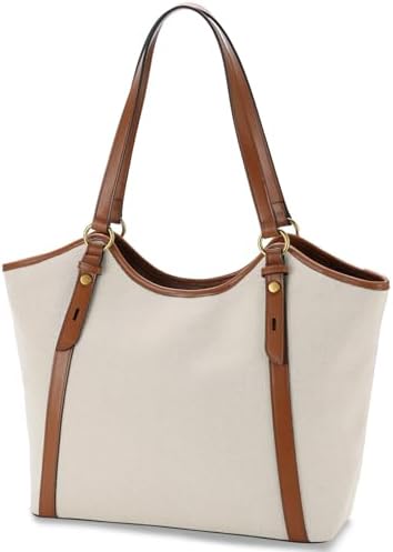 VASCHY Tote Bag Purse for Women, Fashion Large Vegan Leather Top ...