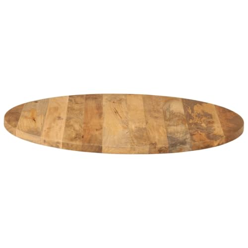 Plateau de table rond manguier Ø 70 cm pour salle à manger et bureau cosy