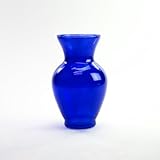 Translucent Blue 9' inch Classic Urn Ginger Jar Glass Vases for Flower vase Bouquets Centerpiece or Large Floral Arrangement Home décor Wedding Event Tabletop, 1pc