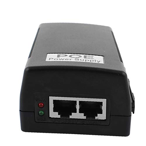 Inyector POE 24V 1A Fuente de alimentación sobre Ethernet Switch Adaptador de red miniatura 3