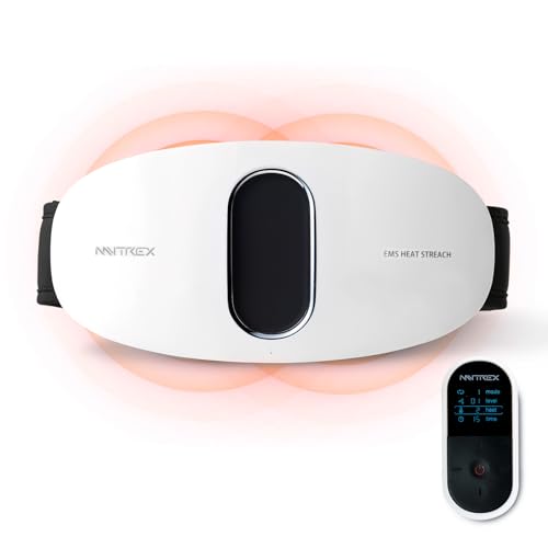 MYTREX マイトレックス EMS HEAT STRETCH 腰 温め グッズ 温熱 ベルト 電気 充電式 コードレス ギフト プレゼント ヒートストレッチ MEHS19-Wのサムネイル