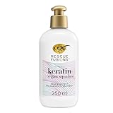 OGX Rescue Fusions Keratin with Vegan Squalane Prep & Protect Pre-Shampoo Treatment, Deeply Conditions, Strengthens & Reduces Strand Breakage to Visibly Repair Damaged Hair, 250ml