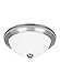 Seagull 7716591S-962 LED Ceiling Flush Mount, Pwt, Nckl, B/S, Slvr