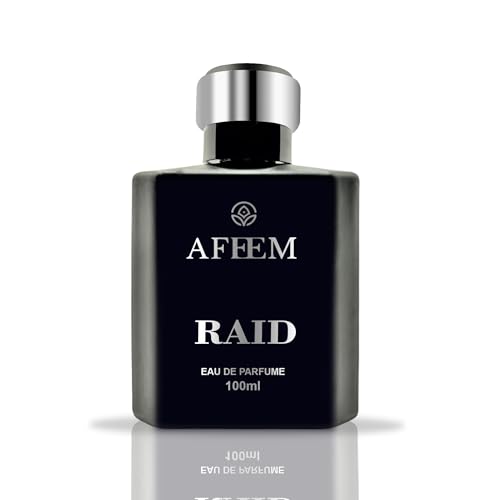 Afeem Raid Premium Luxury Perfume,Long Lasting Eau De Parfum For Mens/Raid Premium Fragrance, 100ml