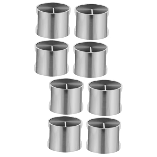 Accessoires de cuisinière de commande en alliage de zinc de qualité supérieure lot de 8