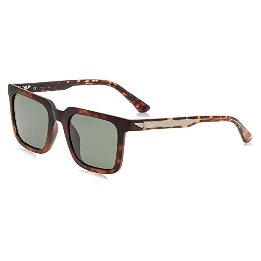 Police SPLF15 Gafas, Antique Havana, 52 para Hombre
