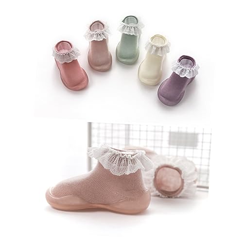 1pair Non- Ankle Socks Warm Floor Lace Socks for Toddlers for Indoor Use Prevents Slipping Smooth3