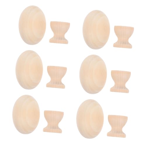 ULTECHNOVO 6 juegos de huevos para pintar y decorar con soportes en kit DIY para decoración y fiestas