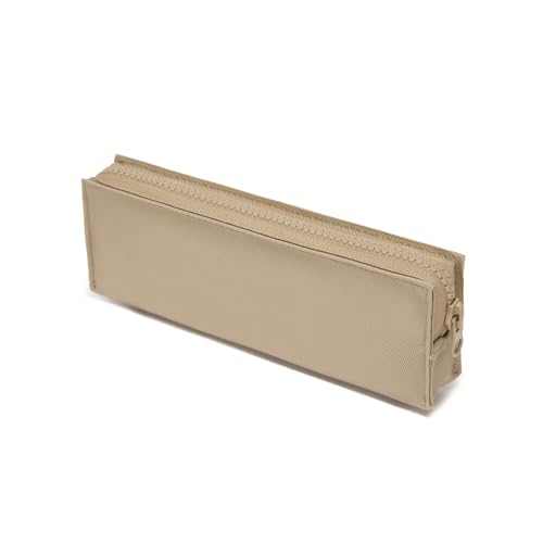 Image of Oxford Fabric Pencil Case Lightweight and Durable Ideal Pencil Pouch (Khaki /Oxford,Oxford Fabric)