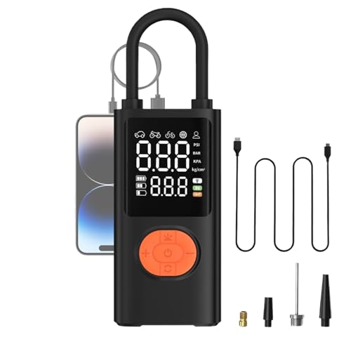 Gonfleur de pneus portable sans fil multifonction pour moto vélo et camion léger