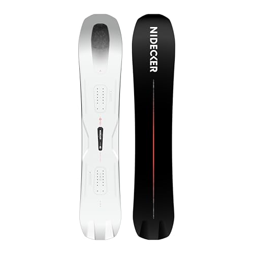 Nidecker Megalight – Tabla de snowboard Freeride ultraligera para Big Mountain Lines, tamaño 152