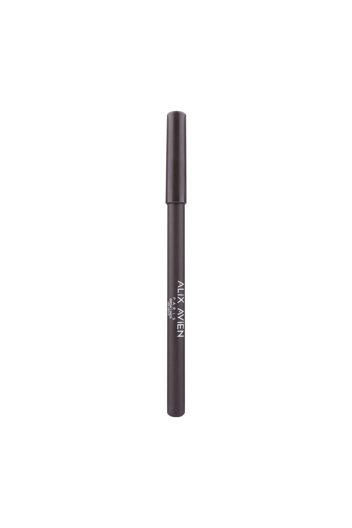 ALIX AVIEN Uzun Süre Kalıcı, Belirginleştirici Şekillendirici Kahve Kaş Kalemi - Brow Liner 155 Onyx