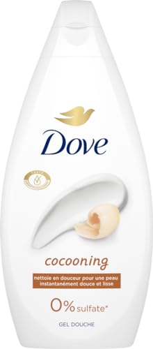 DOVE - Gel Douche - Essentiel Cocooning - Nettoie en douceur et adoucit la peau - Testé dermatologiquement - 0% Sulfate (lot promo de 2x 450ml) – Image 3