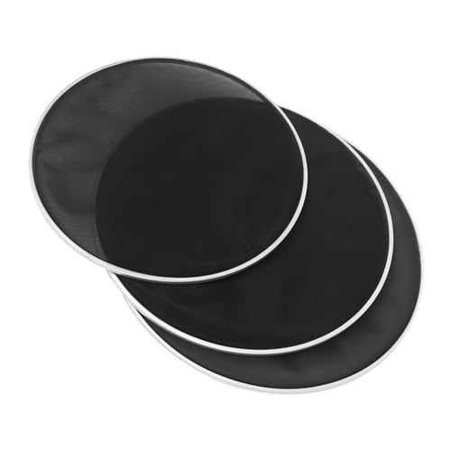Levemolo Silent Drum Head Set 3 Pack Mesh Drum Mute Heads for Replacement Double Layer Design