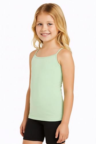 Image of Kurve Girl's Sleeveless Tank Top - Stretch Undershirts Cami Camisole, UV Protective Fabric, Rated UPF 50+ (Made in USA)