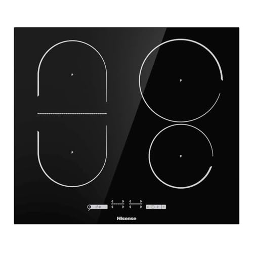 Hisense I6433C Plaque à induction avec contrôle tactile et zone de pont Noir 60 cm