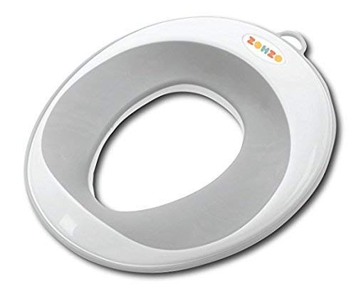 Potty Training Seat by Zohzo– Universal Design That Fits Most Toilet Types – Soft, Padded, Non Slip Surface – for Babies & Toddlers, Boys & Girls – Storage Suction Cup & Hook Included